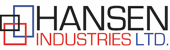 Hansen Industries LTD. company logo in black,red, and blue